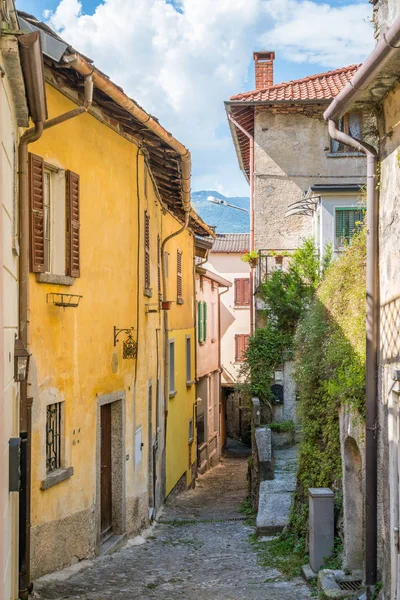 Malerische Sicht Nesso Schönes Dorf Comer See Lombardei Italien — Stockfoto