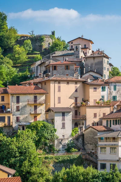Malebný Pohled Nesso Krásné Vesnice Jezeře Como Lombardie Itálie — Stock fotografie