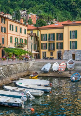 Torno, Como Gölü'renkli ve pitoresk köy. Lombardy, İtalya.