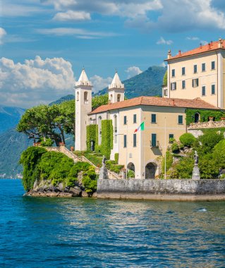 Villa del Balbianello, famous villa in the comune of Lenno, overlooking Lake Como. Lombardy, Italy. clipart