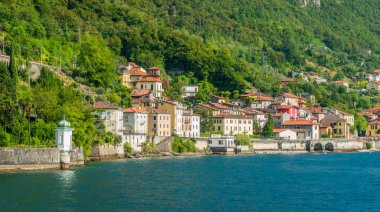 Fiumelatte yolu Varenna, Como Gölü manzaralı görür görmez. Lombardy, İtalya.