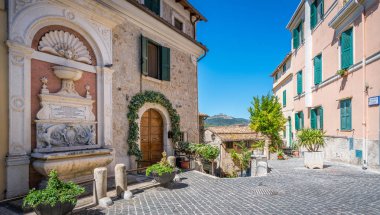 Doğal ALATRI, Frosinone eyaletinin, Lazio, Orta Italya'nin görünürde.