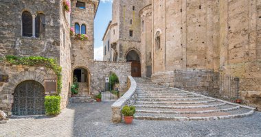 Anagni 'de manzara, Frosinone ili, Lazio, orta İtalya.