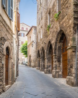 Anagni 'de manzara, Frosinone ili, Lazio, orta İtalya.