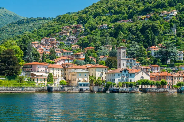 Torno Lago Como Visto Desde Ferry Lombardía Italia — Foto de Stock