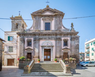 Doğal Blera, ortaçağ köyü, Viterbo eyaletinin, Lazio, Orta Italya'nin görünürde