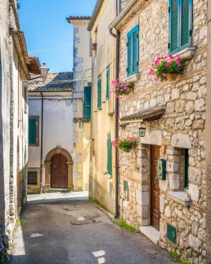 Boville Ernica yılında güneşli bir öğleden sonra Frosinone eyaletinin, Lazio, İtalya.