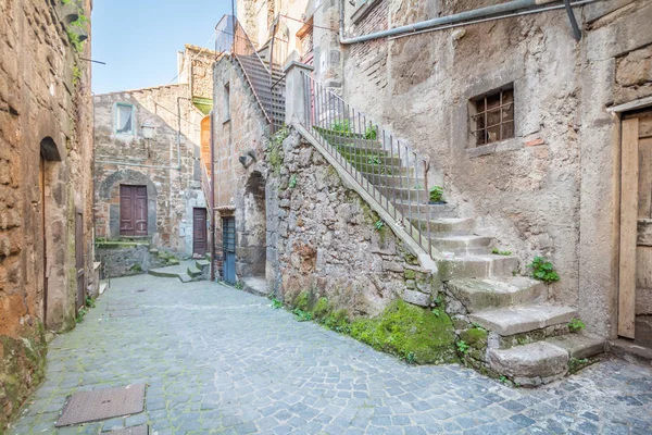 Scenic sight in Blera, medieval village in Viterbo Province, Lazio, central Italy