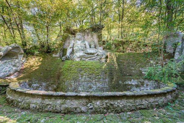 Monster Park (Sacred Wood) in Bomarzio, medieval village in Viterbo Province, Lazio (Italy)