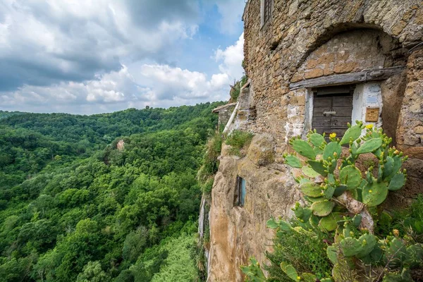 Scenic Sight Calcata Viterbo Province Lazio Italy — Stock Photo, Image