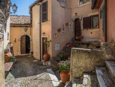 Cervara di Roma, Roma eyaleti, Lazio (İtalya eski kırsal köy).