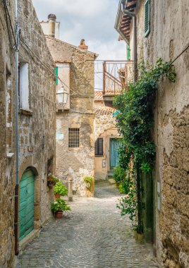 Farnese, eski ve güzel köy Viterbo eyaletinde, Lazio, İtalya. 