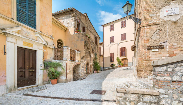 Casperia, medieval rural village in Rieti Province, Lazio, Italy.
