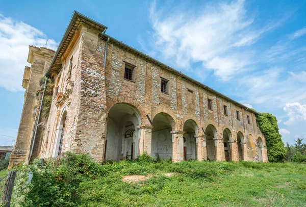 Iglesia Ruinas Cerca Cantalupo Antiguo Pueblo Rural Provincia Rieti Lazio — Foto de Stock