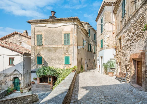 Casperia Ortaçağ Kırsal Köy Rieti Ili Lazio Talya — Stok fotoğraf