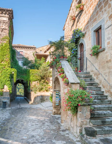 Civita Bagnoregio Lazio Talya Viterbo Eyaletinde Ünlü Ölmekte Olan City — Stok fotoğraf