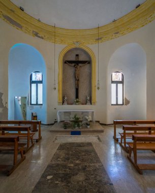 Gaeta, Latina eyaletinin, Lazio, Orta Italya'nin Montagna Spaccata kutsal alan. 