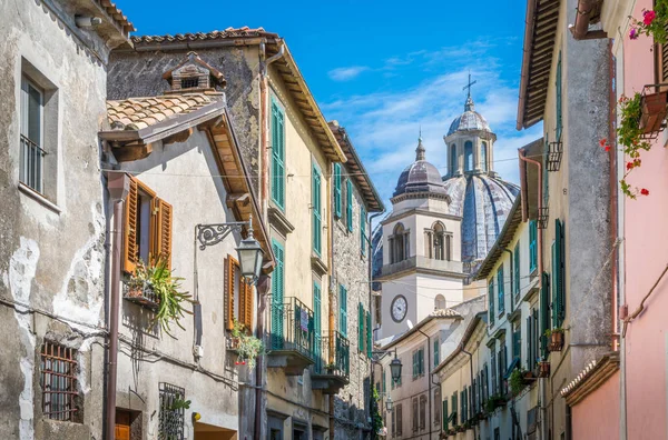 Schilderachtige Zomer Ochtend Zicht Montefiascone Provincie Viterbo Lazio Midden Italië — Stockfoto