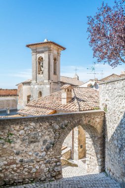 Roccantica, Rieti eyaletinde kırsal ortaçağ köyü, Lazio (Italya)