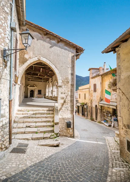 Scenic Sight Sermoneta Medieval Village Latina Province Italy — Stock Photo, Image