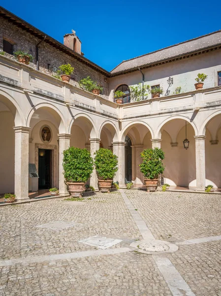 Courtyard Villa Este Tivoli Lazio Central Italy — Stock Photo, Image