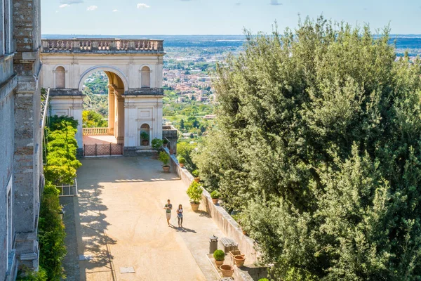 Vista Panoramica Villa Este Tivoli Lazio Italia Centrale — Foto Stock