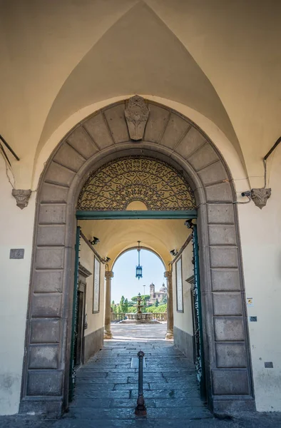 Palazzo Dei Priori Viterbo Lazio Itália Central — Fotografia de Stock