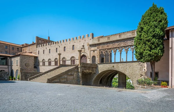 Famous Palazzo Dei Papi Viterbo Lazio Central Italy — Stock Photo, Image