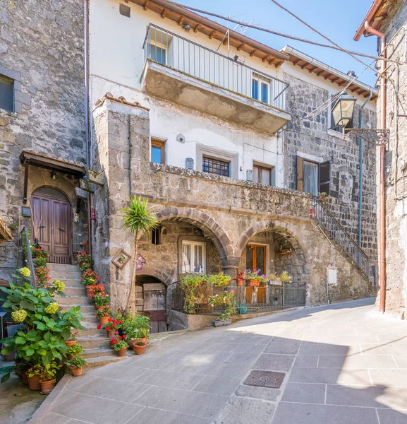 イタリア ラツィオ州ヴィテルボ県の中世イタリア村 Vitorchiano — ストック写真