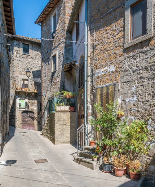 イタリア ラツィオ州ヴィテルボ県の中世イタリア村 Vitorchiano — ストック写真