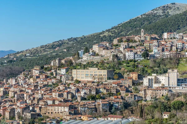 Panoramic View Cori Town Latina Province Lazio Italy — Stock Photo, Image