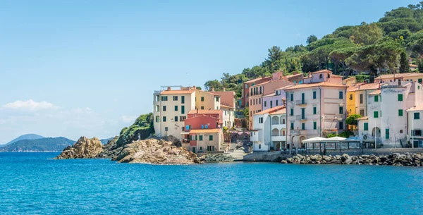 Schilderachtige Zicht Marciana Marina Eiland Elba Toscane Italië — Stockfoto
