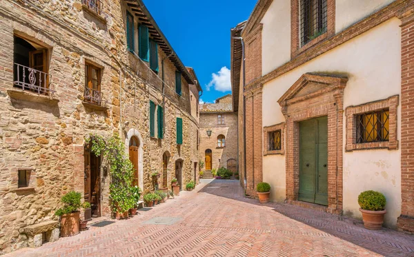 Pintoresca Vista Pienza Provincia Siena Toscana Italia —  Fotos de Stock