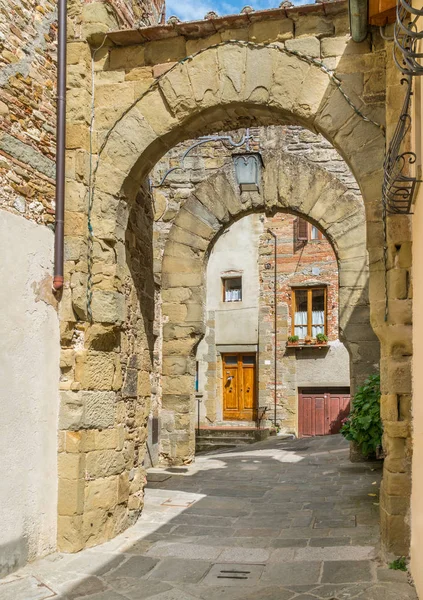 Malerische Sehenswürdigkeit Anghiari Landkreis Arezzo Toskana Italien — Stockfoto