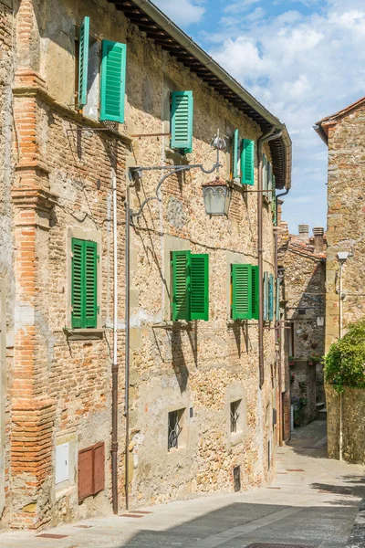 Сценический Вид Ангиари Провинция Ареццо Тоскана Италия — стоковое фото