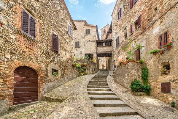 Scénická Podívaná Anghiari Provincie Arezzo Toskánsko Itálie — Stock fotografie