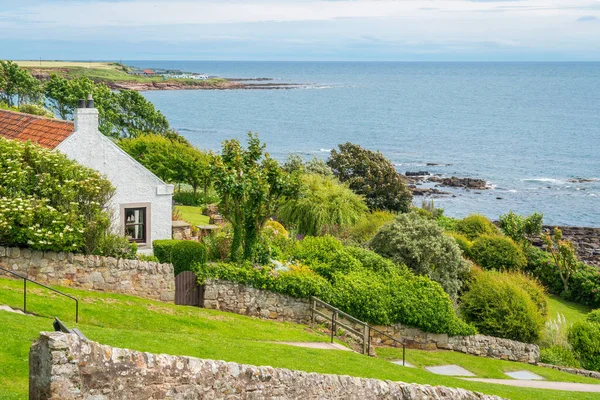 Vistas Panorâmicas Crail Pequena Aldeia Pescadores Fife Escócia — Fotografia de Stock