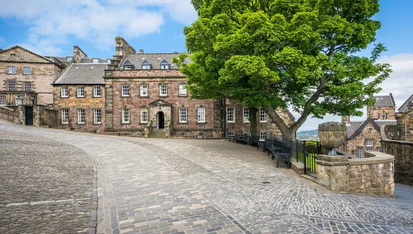 Guvernörens Hus Edinburgh Castle Skottland — Stockfoto