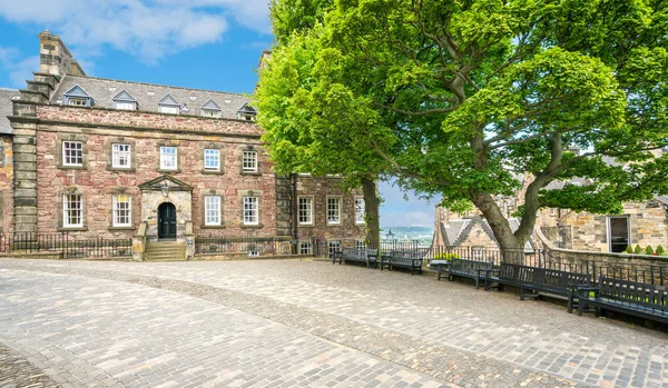 Guvernörens Hus Edinburgh Castle Skottland — Stockfoto