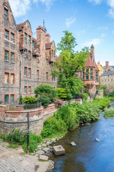 Het Schilderachtige Dean Village Een Zonnige Namiddag Edinburgh Schotland — Stockfoto