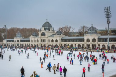 Budapeşte Şehir Parkı, Macaristan içinde buz pateni.