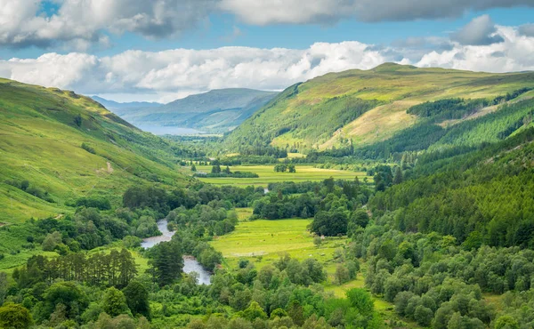 Panoramic View Corrieshalloch Gorge National Nature Reserve Loch Broom Background — Stock Photo, Image