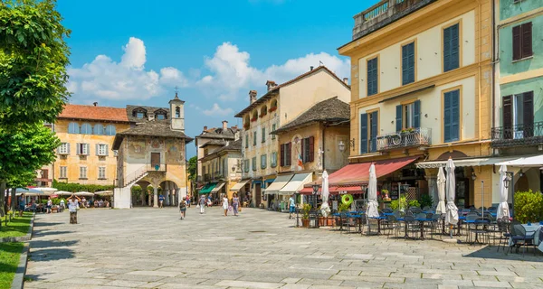 Orta San Giulio Bellissimo Borgo Sul Lago Orta Piemonte Italia — Foto Stock