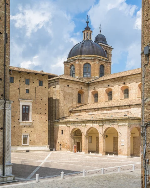 Plaza Del Rinascimento Urbino Ciudad Patrimonio Humanidad Región Las Marcas —  Fotos de Stock