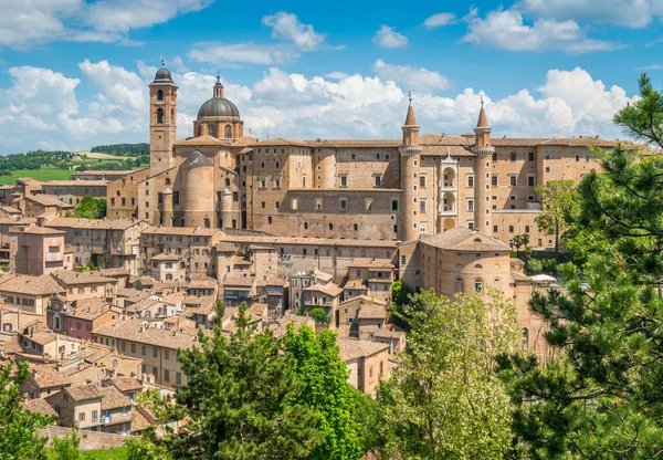 Italya 'nın Marche bölgesinde Urbino, şehir ve dünya mirası alanı.