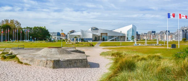 Juno Beach Kanadisches Zentrum Normandie Frankreich — Stockfoto