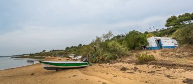 Cacela Velha, Vila Real de Santo Antonio yakınlarındaki eski balıkçı köyü, Algarve, Portekiz