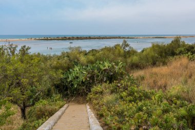 Cacela Velha, Vila Real de Santo Antonio yakınlarındaki eski balıkçı köyü, Algarve, Portekiz