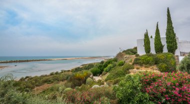 Cacela Velha, Vila Real de Santo Antonio yakınlarındaki eski balıkçı köyü, Algarve, Portekiz