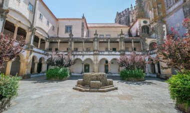 Güzel Convento de Cristo içinde tomar, Portekiz.